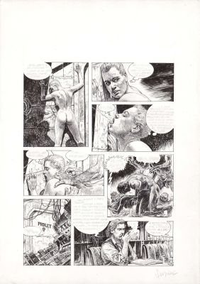 Paolo Eleuteri Serpieri | Druuna n.3: Creatura p.16 | Tavole Originali