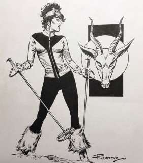 Romero, Enrique Badia - Originele cover - Modesty Blaise - (2017) | Catawiki