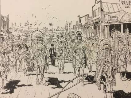 Comanche T7 - Planche originale (p.3) - Le doigt du diable - (1976) | Catawiki