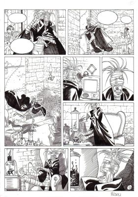 Marco Nizzoli | Les Enfants du Crépuscole vol.2 p.13 | Tavole Originali