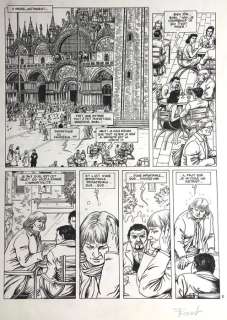 Ersel - Originele pagina - De Bewaker van de Lans 4 - De schijven van Phaistos - (2006) | Catawiki