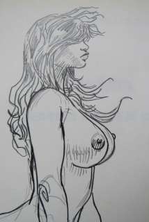 Druuna - Original drawing (dédicace) by Serpieri in ’Creatura’ | Catawiki