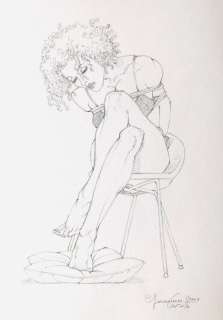 Giovanna Casotto - illustrazione originale a matita â€œBondageâ€ - firmata - Loose page - Unique copy (2020) | Catawiki