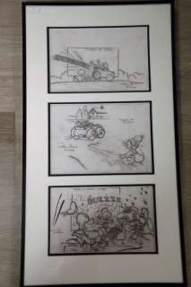 Original pencil artwork by American Disney artist Patrick Block. - Drive-in Ducks - Original artwork - (1996) | Catawiki