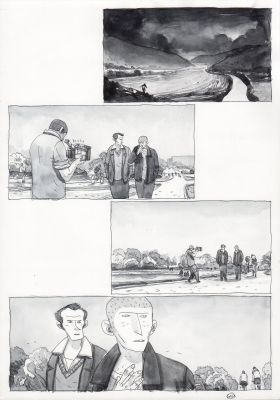 Gipi | Appunti per una storia di guerra p.98 (con vignette allegate) | Tavole Originali
