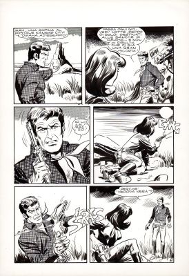 Leone Frollo | La Vedova Nera Episodio n.4 p.11 | Tavole Originali