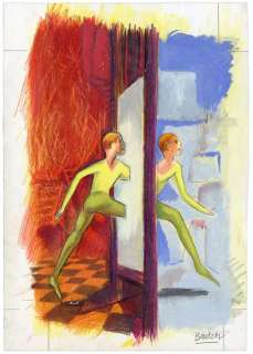 Blutch - Dessin original - Les sept voyages de Pierre - Projet de couverture - (1999) | Catawiki