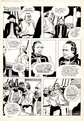 Attilio Micheluzzi | Gli ammutinati del Bounty p.3 | Tavole Originali
