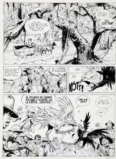 Rossi - Jim Cutlass, planche n°2 Ã  l‘encre de Chine …