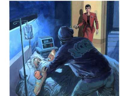 Julia n. 112 - G. Soldi - original cover "Abbraccio mortale" - Loose page - (2008) | Catawiki