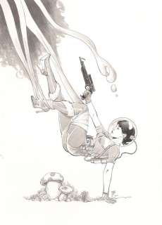 Paradi (Louis) | Illustration Ã  l’encre de Chine et au lavis s… | Banque Dessinée