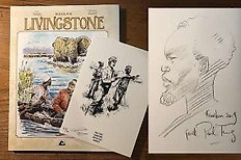 Paul Teng - Explora 7 - Livingstone, De avontuurlijke zendeling (met opdrachttekening en ex-libris) - Cartonné - EO - (2019)