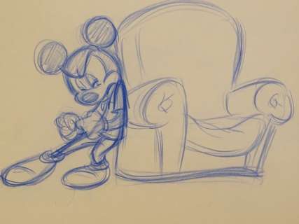 Walt Disney Studio’s | Walt Disney Studio’s - Original Animation Drawing Mickey mouse | Catawiki