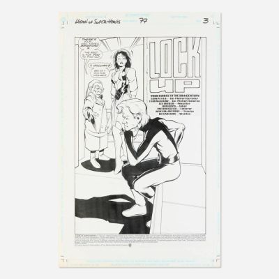 Lot 174 - Lee Moder and Ron Boyd, Legion of Super-Heroes #77 Story Page 3 Original Art (DC Comics, 1996) | Landry Pop Auctions