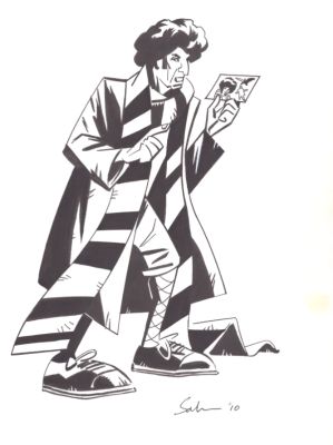 Adrian Salmon | 4th Dr Who (Tom Baker) by Adrian Salmon | Panel Gallery