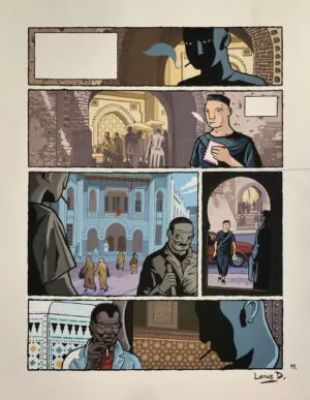 Denis Larue | La maison d’Éther (Tétouan, Maroc) | La Galerie de la Bande Dessinée