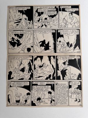 Bob de Moor, Oncle Zigomar, Snoe et Snolleke « le doigt bleu », 1953 | Comic Art Masters