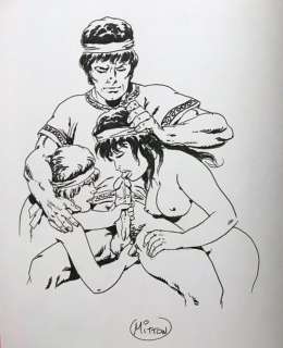 Jean-Yves Mitton | Messalina - Original illustration in book 3 by Jean-Yves Mitton - Cartonné - (2015) | Catawiki