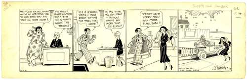 Branner | Branner - Winnie Winkle Original Daily Strip Art 10/4/1930 NO RESERVE! | Russ Cochran