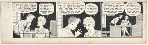 Frank King | King – Gasoline Alley Original Daily Strip 9/18/1941 NO RESERVE! | Russ Cochran