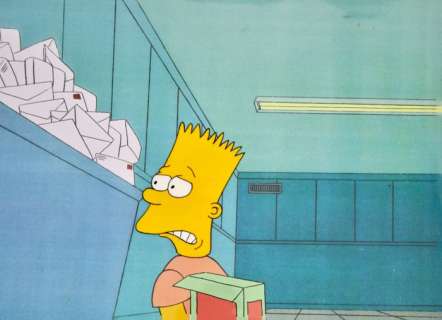 Fox Studios | Simpsons - Original Animation Production Cel - (1988/2000) | Catawiki