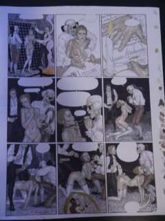 Format: Â± 50 X 63 Cm. | Erich von GÃ¶tha - Planche originale en couleur (p.57) - Les malheurs de Janice Tome 3 - (2003) | Catawiki