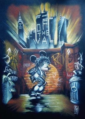 Paolo Mottura | “Mickey Mouse: Off the Wall” – Illustrazione | Cart Gallery