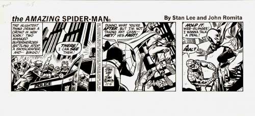 SPIDER-MAN DAILY Strip Art | ComicConnect