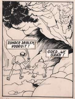 Laudy, Jacques | Hassan et Kaddour - Le voleur de Bagdad / De dief van Bagdad - Planche originale (planche 33) - Avec album de luxe - Cartonné - EO - (1948/2021) | Catawiki