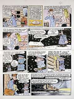 Dimitri | Dimitri - Planche originale couleur - Le Goulag T12 - Halte Ã  la viscère (planche 4) - (1992) | Catawiki