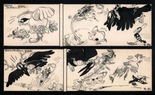 Dulieu, Jean | Dulieu, Jean - 2 Opeenvolgende, originele stroken - Paulus de Boskabouter - o.a. ’Van Oela’s en Oorkraaien’ - (1949/1950) | Catawiki