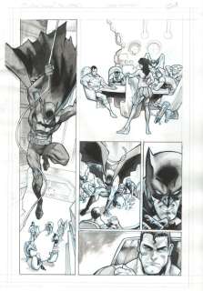 Domenech, Sergi | Batman, Superman, Justice League [DC Comics] - Original Page - Sergi Domenech Signed | Catawiki