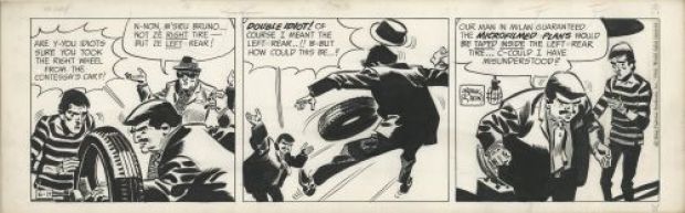Frank Robbins | Johnny Hazard, strip du 17.06.1966 | Galerie 9ème Art