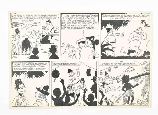 Bob de Moor, Originalstreifen „Tijl Uilenspiegel“, ca. 1951 | Comic Art Masters