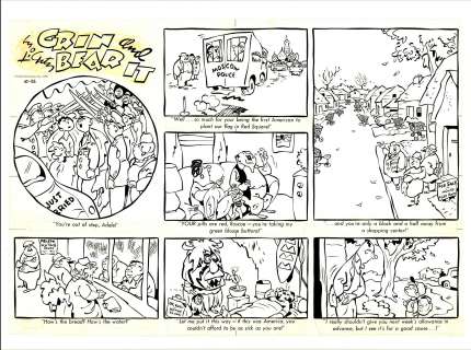 George (Lichty) Lichtenstein | Lichtenstein - GRIN AND BEAR IT, 10/26/1969 | Russ Cochran