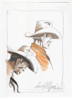 Lucio Filippucci | Tex - Lucio Filippucci - illustrazione originale "Tex Willer" - Page volante - Exemplaire unique - (2017) | Catawiki