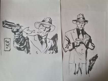 Bernet, Jordi | Bernet, Jordi - 2x Dessin original - Torpedo | Catawiki