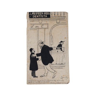 JOAN JUNCEDA. Comic strip from the magazine “Cu-Cut”. Art - Engravings & Prints | Auctionet