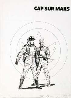 Weinberg - Dan Cooper, illustration Ã  l‘encre de Chine e…