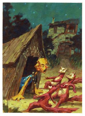 Corli, Francesco | “Le Avventure di Pinocchio – Storia di un Burattino” – illustrazione 29 | Cart Gallery