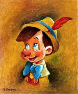 Joan Vizcarra | Pinocchio - Acrylic Painting - Joan Vizcarra - Original Art - Canvas | Catawiki