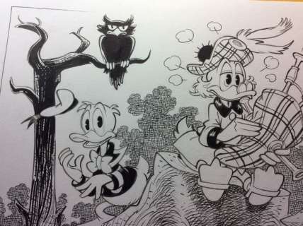 Alessandro Gottardo | Donald Duck - â€œCornamuse notturneâ€ - (2019/2019) | Catawiki