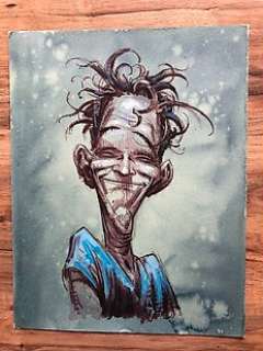 Andréae, Jean-Baptiste - Andréae, Jean-Baptiste - Dessin original - Portrait d‘homme - La Confrérie du crabe - (2011)