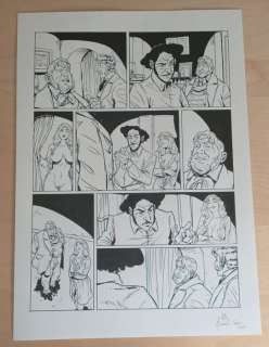 Gabriele Di Caro | G. Di Caro - Tavola originale e firmata n. 33 di "Les arcanes de la maison Fleury-Le Rossignol" - Page volante - (2020) | Catawiki