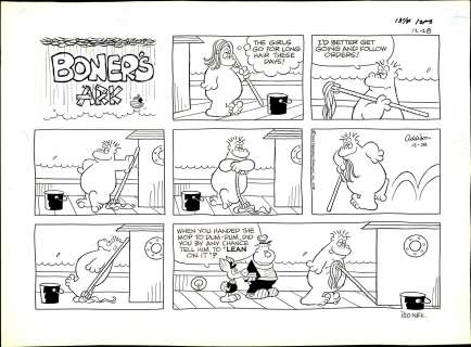"Addison" aka Mort Walker | "Addison" - BONER’S ARK, Sunday (12/28/?) | Russ Cochran