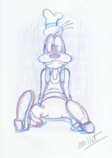 Millet | Goofy - Millet - DIN A3 - Original Sketch Drawing | Catawiki