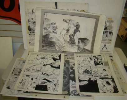 2299: COMIC ART GROUP LOT 16 PIECES. | Weiss Auctions