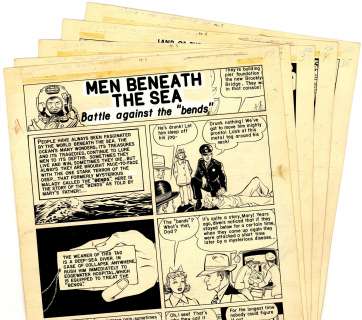 Don Cameron | MEN BENEATH THE SEA - EC LAND OF THE LOST COMICS #5 (1947) | Russ Cochran