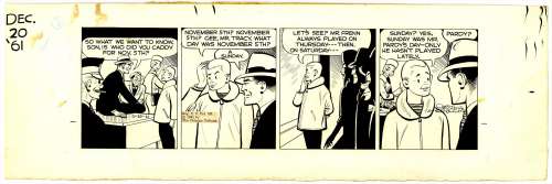 Chester Gould | Gould - DICK TRACY  Daily  (12/20/1961) | Russ Cochran