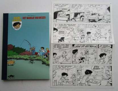 Mau, Bob | Kari Lente 8 - Originele pagina (p.17) + hardcover album - Het mandje van Mozes - EO - (2008) | Catawiki